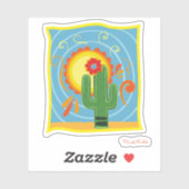 Sticker Frida Kahlo Cactus Graphic (Feuille)