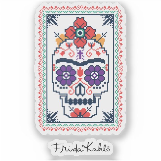 Sticker Frida Kahlo | Calavera (Devant)
