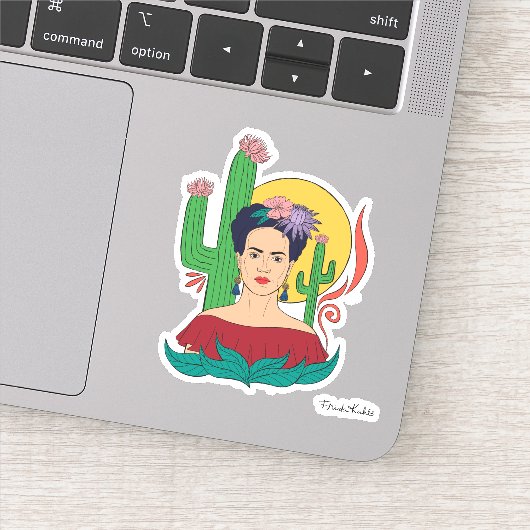 Sticker Frida Kahlo Desert Graphic (Détail)