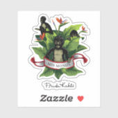 Sticker Frida Kahlo | Mis Monos (Feuille)
