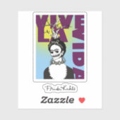 Sticker Frida Kahlo Pop Art Portrait (Feuille)