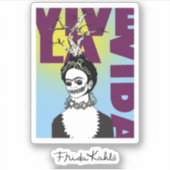 Sticker Frida Kahlo Pop Art Portrait (Devant)