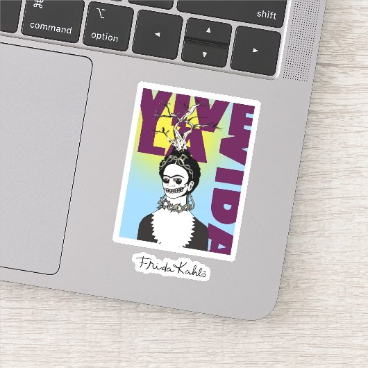 Sticker Frida Kahlo Pop Art Portrait (Détail)