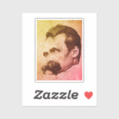 Sticker Friedrich Nietzsche (dessiné par Hans Olde) (Feuille)