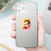 Sticker Friedrich Nietzsche (dessiné par Hans Olde) (Téléphone)