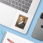 Sticker Friedrich Schiller, écrivain romantique allemand (Ordinateur portable avec iPhone)
