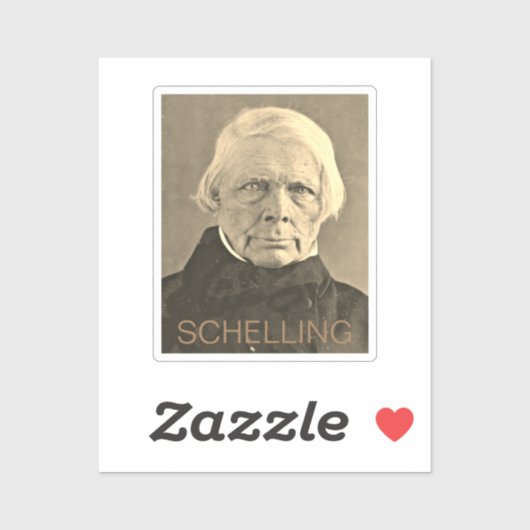 Sticker Friedrich Wilhelm Joseph Schelling (Feuille)