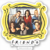 Sticker FRIENDS™ | Casting assis dans l'appartement de Mon (Devant)