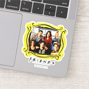 Sticker FRIENDS™   Casting assis dans l'appartement de Mon