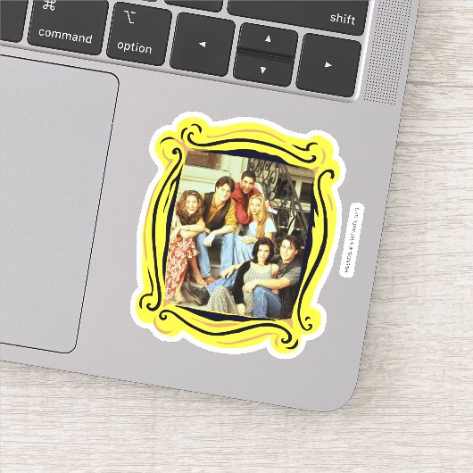 Sticker FRIENDS™ | Casting assis sur le perron (Détail)