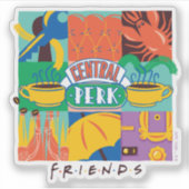 Sticker FRIENDS™ | Central Perk Graphique Vibrant (Devant)