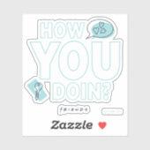 Sticker FRIENDS™ | Comment vas-tu ? (Feuille)