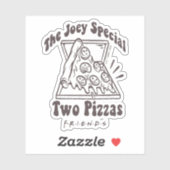 Sticker FRIENDS™ | Joey Pizza Quote (Feuille)