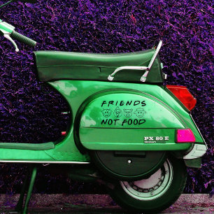 Sticker Friends, Not Food, Vegan Activism,