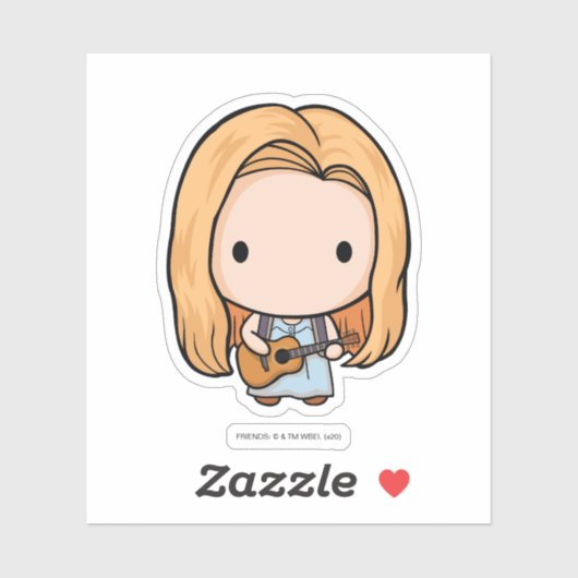 Sticker FRIENDS™| Phoebe Chibi (Feuille)