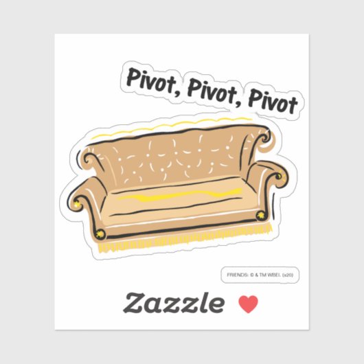 Sticker FRIENDS™| Pivot (Feuille)