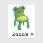 Sticker Froggy Chair (Feuille)