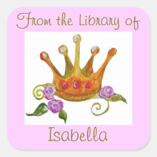 Sticker "From the Library of" (personnalisable)