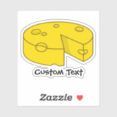 Sticker Fromage jaune (Feuille)