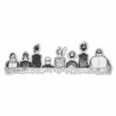 Sticker Frontière avec vue arrière (Devant)