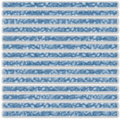 Sticker Frontières Florales Boho Classiques Bleus (Devant)