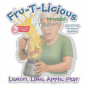 Sticker Fru-T-Délicieux (Devant)