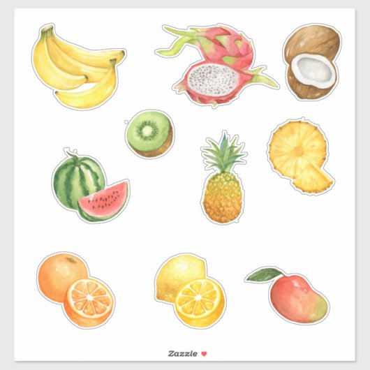 Sticker Fruit (Feuille)