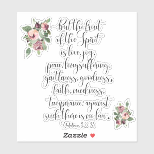 Sticker Fruit de l'Ecriture Esprit (Feuille)