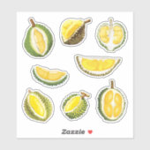 Sticker Fruit durian (Feuille)