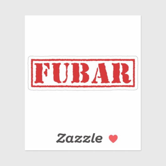 STICKER FUBAR (Feuille)