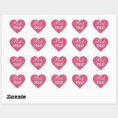 Sticker Fuchsia and White Pick Me (Feuille)