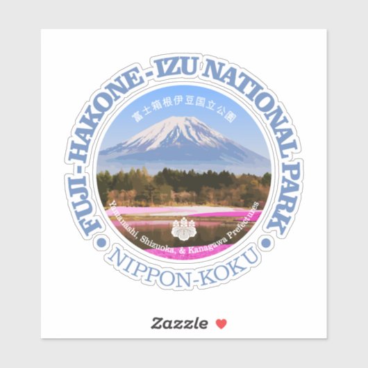 Sticker Fuji-Hakone-Izu NP (Feuille)