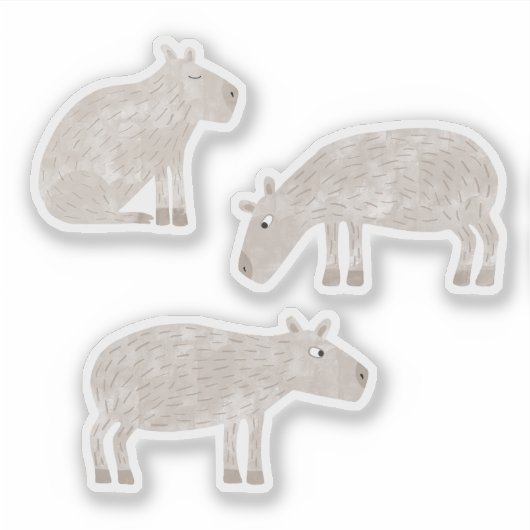 Sticker Fun Capybara (Devant)