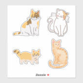 Sticker Fun cat (Feuille)