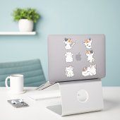 Sticker Fun cat (Ordinateur portable sur le bureau)