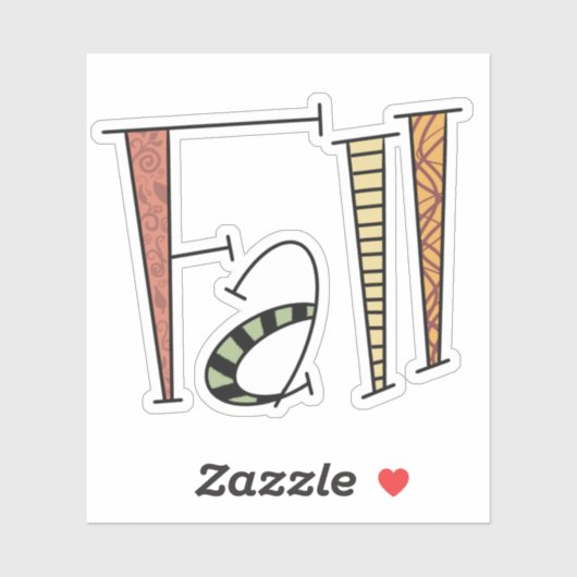 Sticker Fun Fall (Feuille)