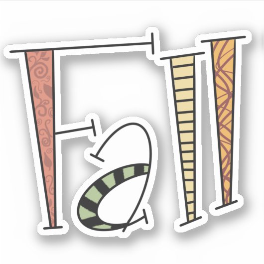 Sticker Fun Fall (Devant)