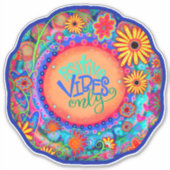 Sticker Fun Floral Inspirant Vibes Positives Inspirationne (Devant)