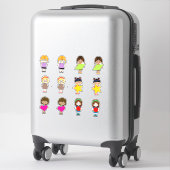 Sticker Fun forme les enfants (Sur valise)