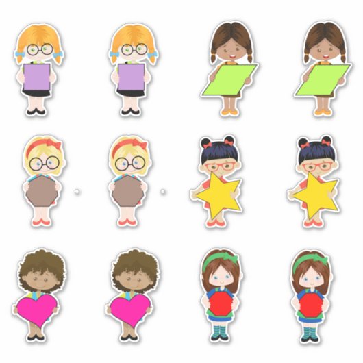Sticker Fun forme les enfants (Devant)