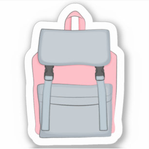 Sticker Fun Joli Pink Girl Backpack School