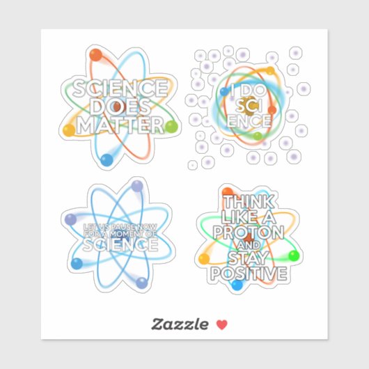Sticker Fun science cite stciker set (Feuille)