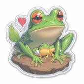 Sticker Fun Spring in de wereld van de kikkers (Voorkant)