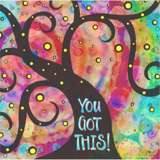 Sticker Fun Tree Vous Avez Ce Whimssical Inspirational (Devant)