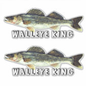 Sticker Fun Walleye King (Devant)