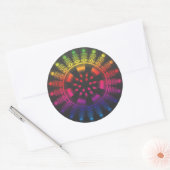 Sticker Funky Psychedelic Circular Fun (Enveloppe)