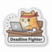 Sticker Funny AI Cat Meme – “Hold On, Let Me Ask My AI”  (Devant)