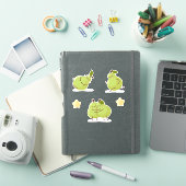 Sticker Funny and loving children's pears set (Couverture iPad)