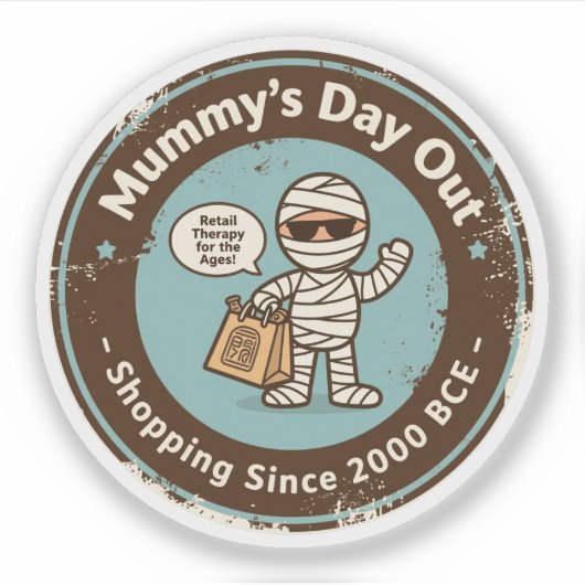 Sticker Funny Archaeology Humour commercial (Devant)