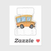 Sticker Funny Bus Boss School Bus Driver (Feuille)